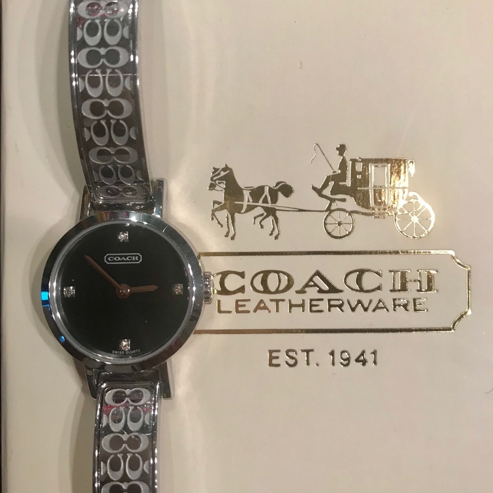 Coach Silver Watch